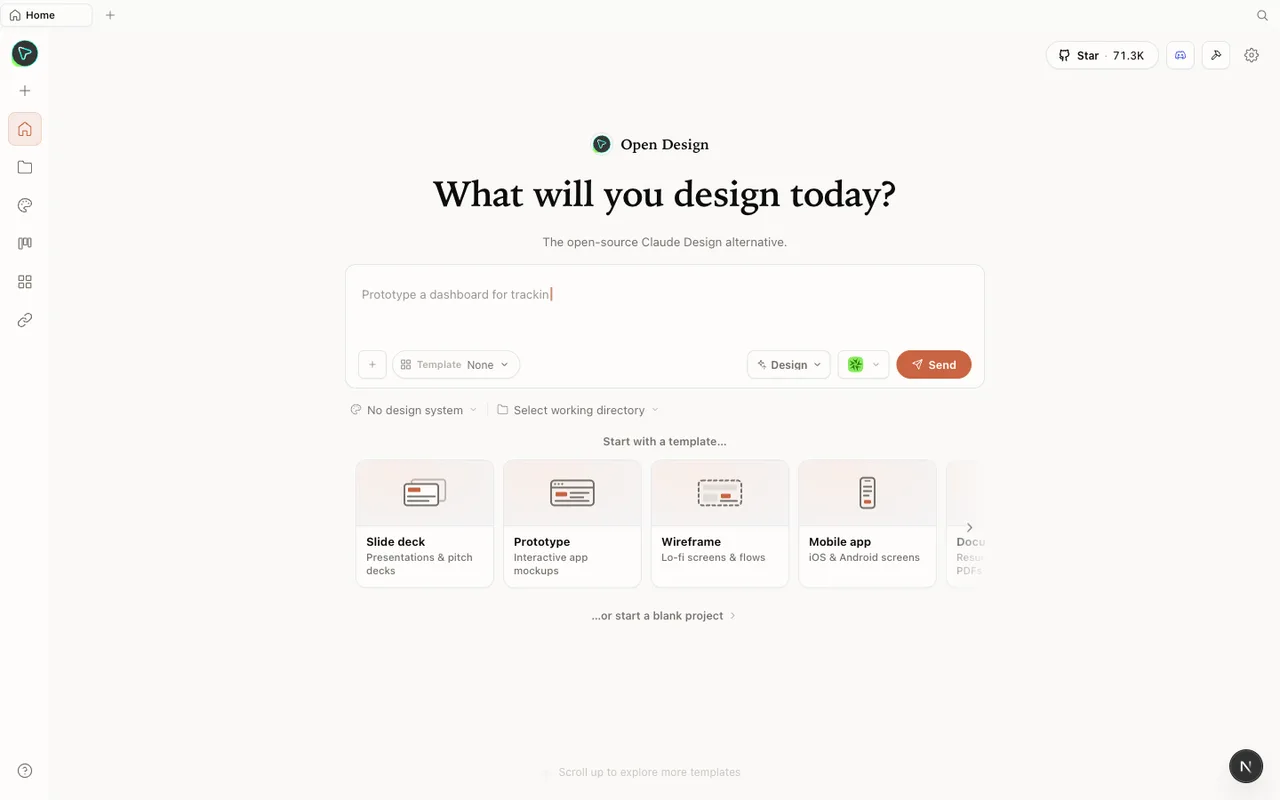La libreria di design system di OpenDesign — brand e token tenuti come file che possiedi
