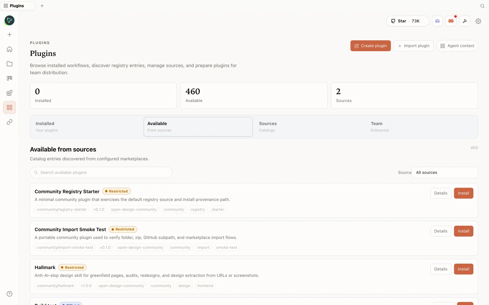 The OpenDesign plugin library.